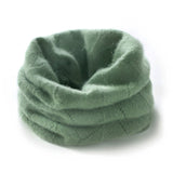 Diamond Knit Cashmere Neck Warmer Cashmere Snood Cashmere Neck Gaiter