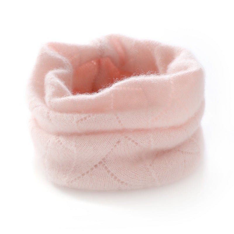Diamond Knit Cashmere Neck Warmer Cashmere Snood Cashmere Neck Gaiter