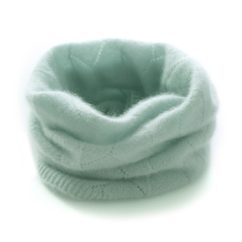 Diamond Knit Cashmere Neck Warmer Cashmere Snood Cashmere Neck Gaiter