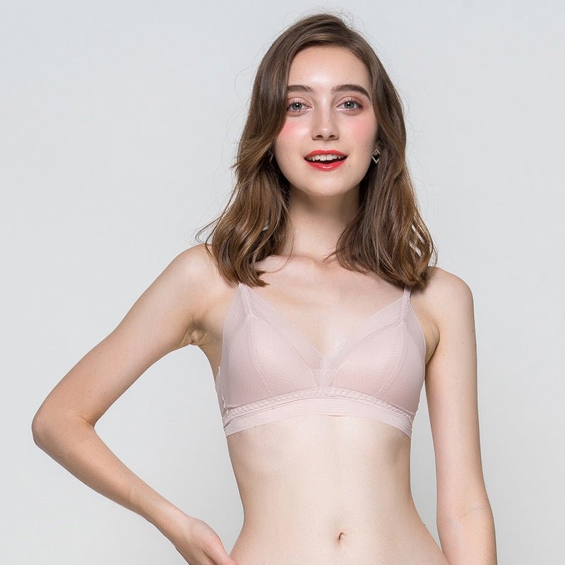 Elegant Wireless Silk Bralette - slipintosoft