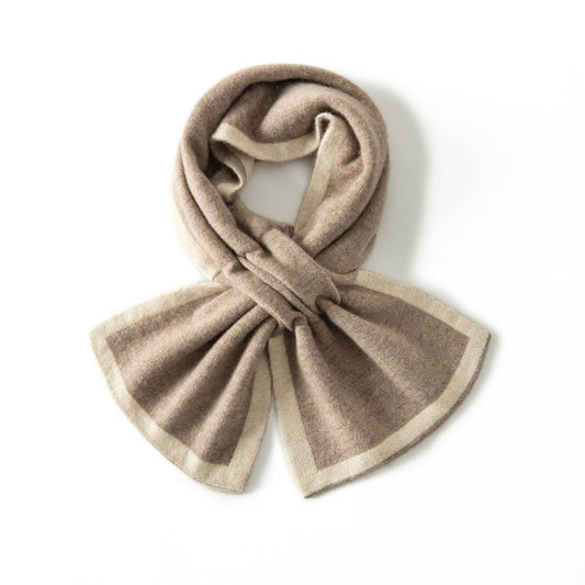 Fall Winter Warm Cashmere Neck Scarf Pull Through Neck Warmer Cashmere Scarves - slipintosoft