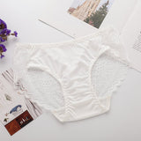 Silk Lace Underwear Women Floral Lace Silk Panties