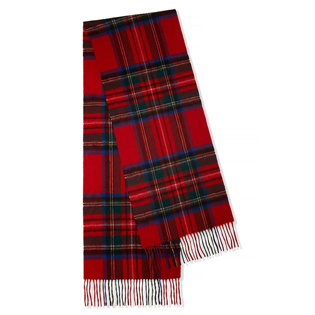 Long Cashmere Scarf with Tassel Plaid Cashmere Warps Multi Styles Winter Gifts - slipintosoft