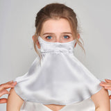 Long Silk Face Masks Full Protection Face and Neck Mask Breathable anti-UV mask - slipintosoft