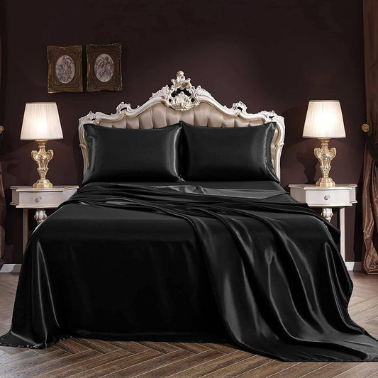 Luxury 100% Silk Bedding 19MM 4PCS Silk Bedding Set