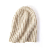 Luxury Cashmere Cap 100% Cashmere Beanie Hat for Women and Men