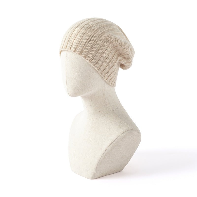 Luxury Cashmere Cap 100% Cashmere Beanie Hat for Women and Men