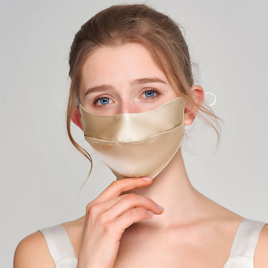 Luxury Mulberry Silk Face Masks Sun Protection Mask Anti-UV Face Mask - slipintosoft