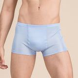 Men's Mulberry Silk Knitted underwear Briefs Comfy Silk Boxer - slipintosoft