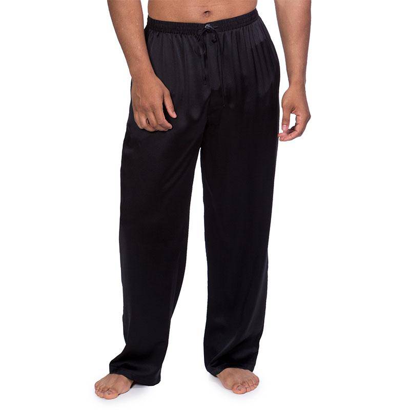 Mens black pyjama bottoms sale