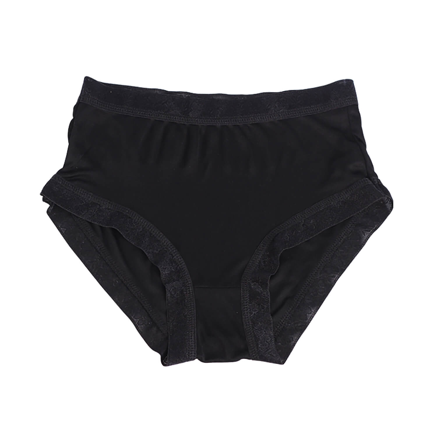 Mulberry silk boxer briefs for women breathable silk lace mid-waist briefs shorts - slipintosoft