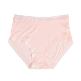 Mulberry silk boxer briefs for women breathable silk lace mid-waist briefs shorts - slipintosoft