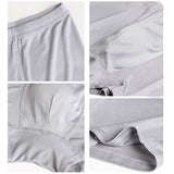 Mulberry silk men's boxer briefs, comfortable and breathable knitted silk base briefs, loose shorts - slipintosoft