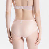 Mulberry silk underwear low waist lace seamless briefs - slipintosoft