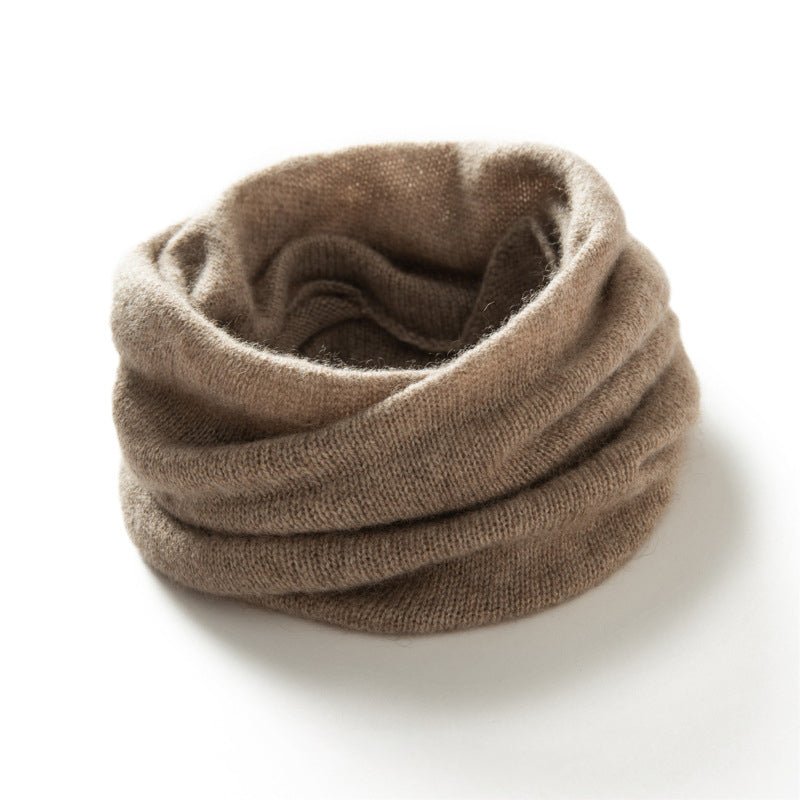 Pure Cashmere Neck Scarf Lightweight Warm Cashmere Neck Gaiter for Women and Men Cashmere Scarf