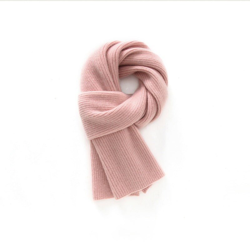 Pure Cashmere Scarf for Women Soft Solid Cashmere Short Scarves Neck Accessory Cashmere Scarf