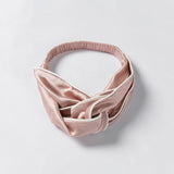 Pure Mulberry  Silk HeadBand With Trimming For Women