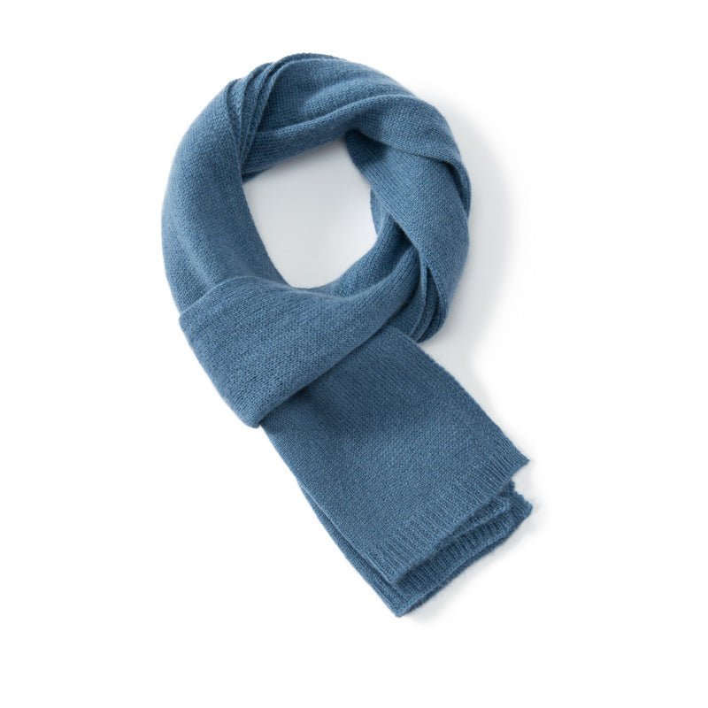 Short 100% Cashmere Scarf for Women and Men, Luxury Lightweight Cashmere Scarf for Children - slipintosoft