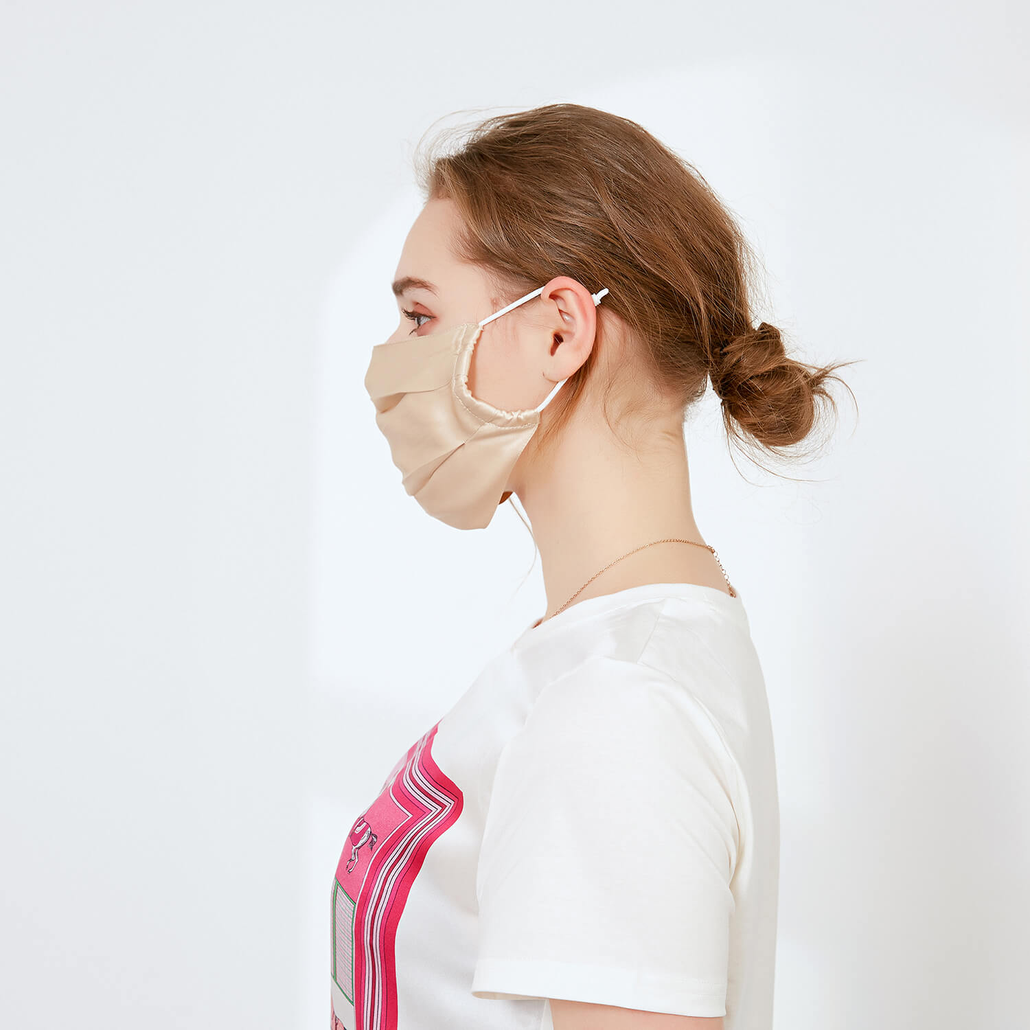 Silk Masks for Women Silk Adjustable Design Face Mask Sensitive Skin Face Mask - slipintosoft
