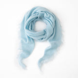 Triangle Cashmere Fringed Shawl Cashmere Scarf with Tassel Trim Cashmere Wrap