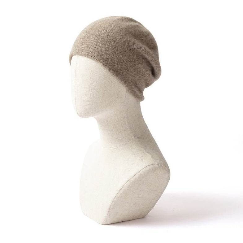 L'Appartement Cashmere knit Capブルー L'Appartement Cashmere knit Capブルー Ultra-Soft Cashmere