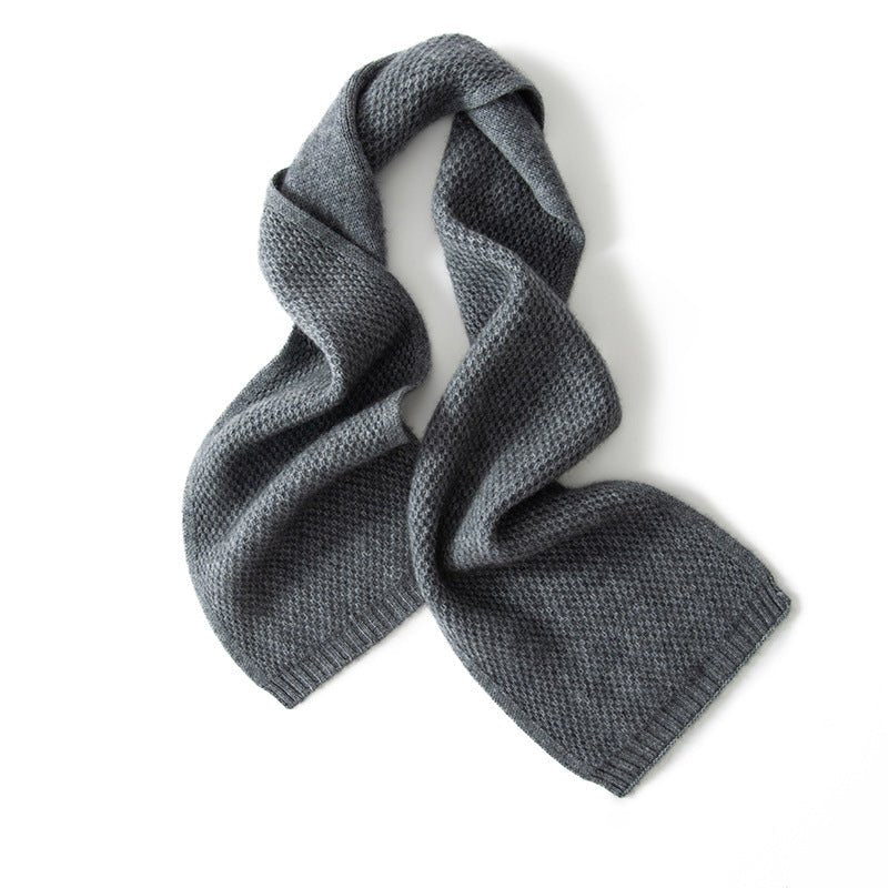 Women and Men Cashmere Scarf Soft Neck Warmer Cashmere Winter Scarf in Solid Colors Cashmere Scarf