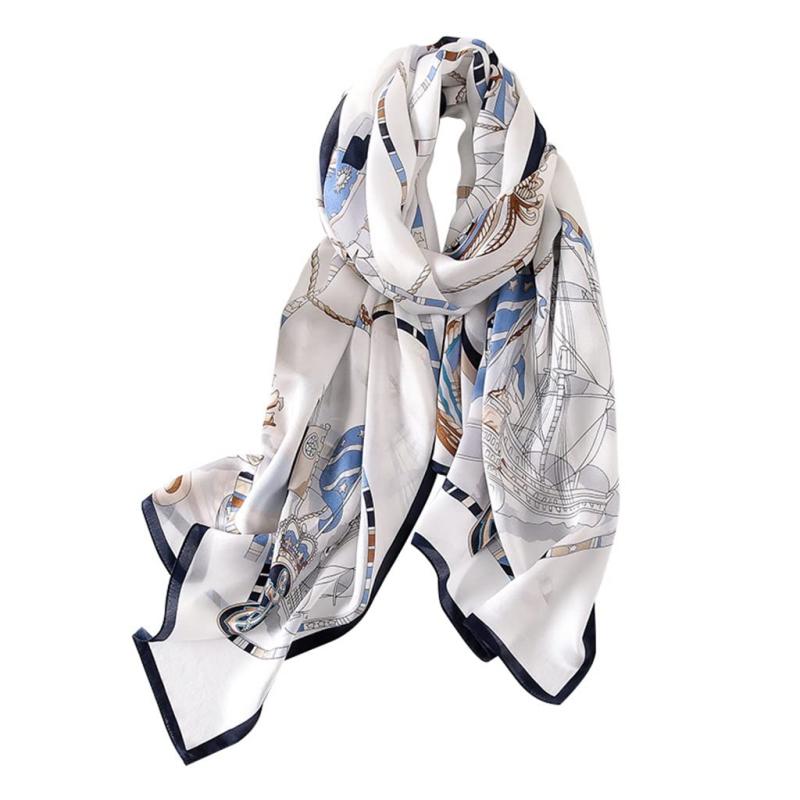 Womens 100% Large Mulberry Silk Scarf Long Scarf