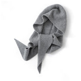 Womens Cashmere Balaclava Cashmere Hooded Scarf Cozy Knit Winter Wrap