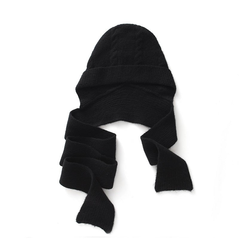 Womens Cashmere Hooded Scarf 100% Cashmere Hooded Wrap Combo