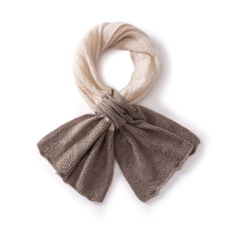 Womens Cashmere Scarf Cashmere Neckerchief Cashmere Lace - Knit Scarf