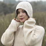 Women's Cut - out Cashmere Hats Warm Cashmere Beanie Hat