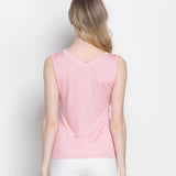 Women's Knitted V Neck Silk Sleeveless Tank Top T-Shirt Top - slipintosoft