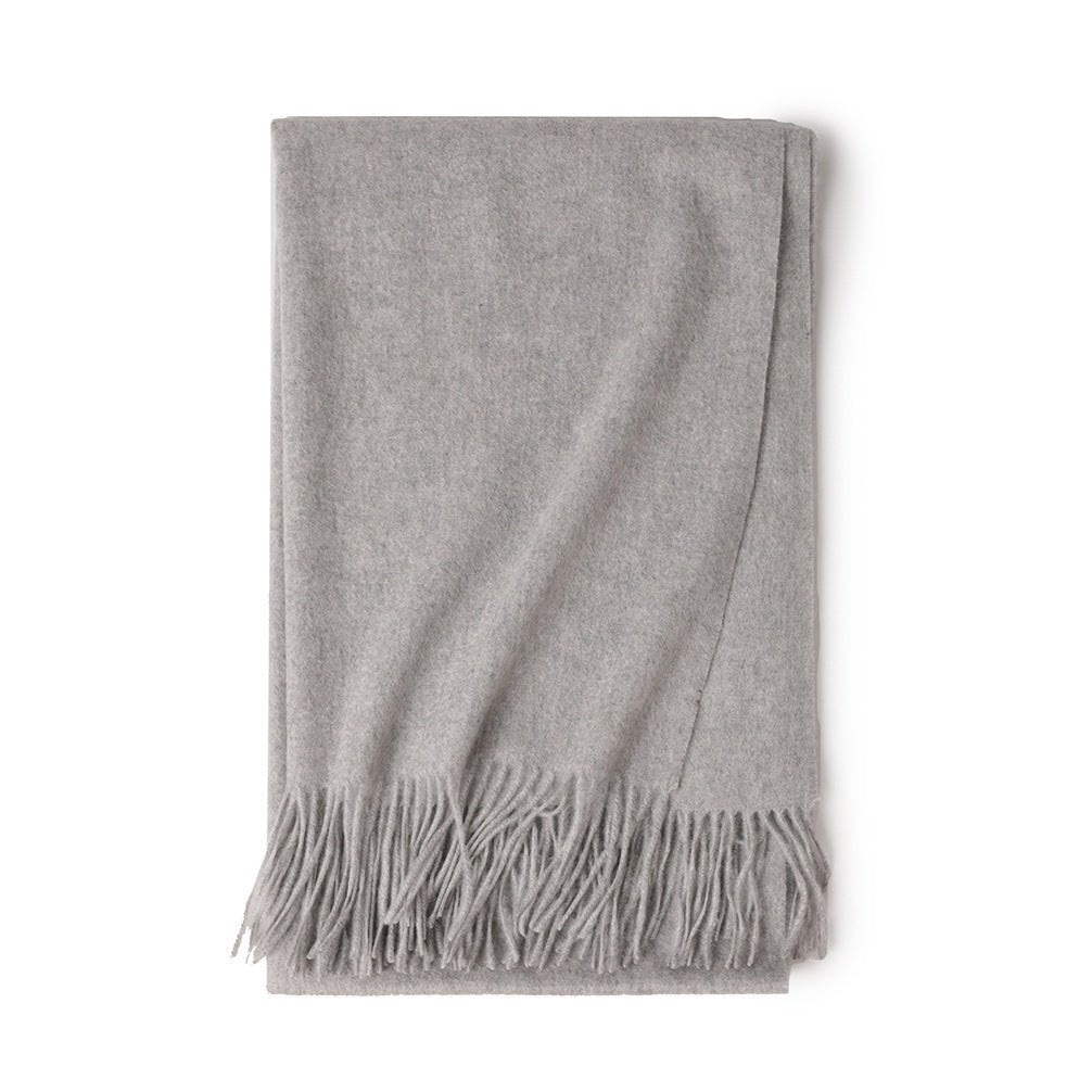 Women's Luxurious Cashmere Shawl and Wraps Large Soft Cashmere Scarf with Tassel - slipintosoft