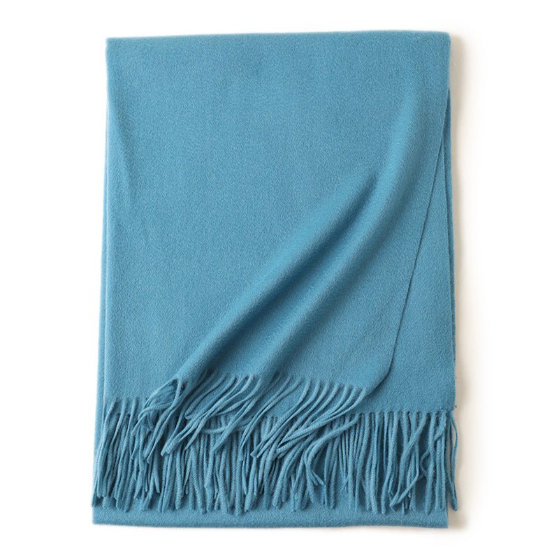 Women's Luxurious Cashmere Shawl and Wraps Large Soft Cashmere Scarf with Tassel - slipintosoft