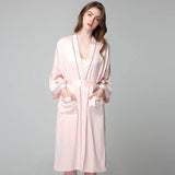 womens Silk nightgown and robe set Long 100% Mulberry Silk Sleepwear