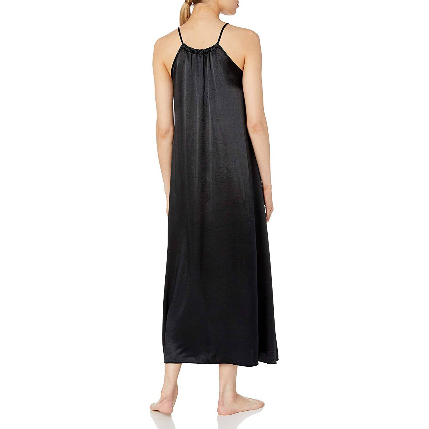 Women's Silk Nightgown Sleeveless Long Mulberry Racerback Silk Nightdress - slipintosoft