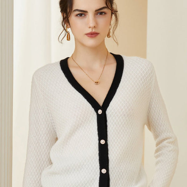 womens-v-neck-white-and-black-