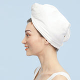 19 Momme Silk Dry-Hair Cap 100% Mulberry Silk Double-Sided Wear Hair-Drying Cap - slipintosoft