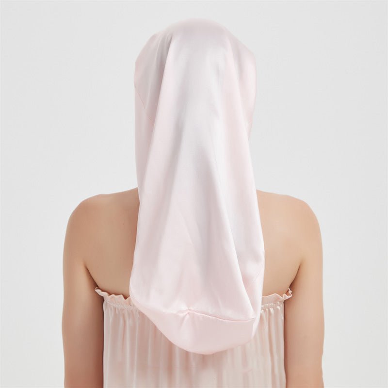 19 Momme Women Elegant Silk Bonnet For Hair Sleep Caps - slipintosoft
