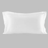 22 Momme White Standard Oxford Silk Pillowcase 1 Piece - slipintosoft