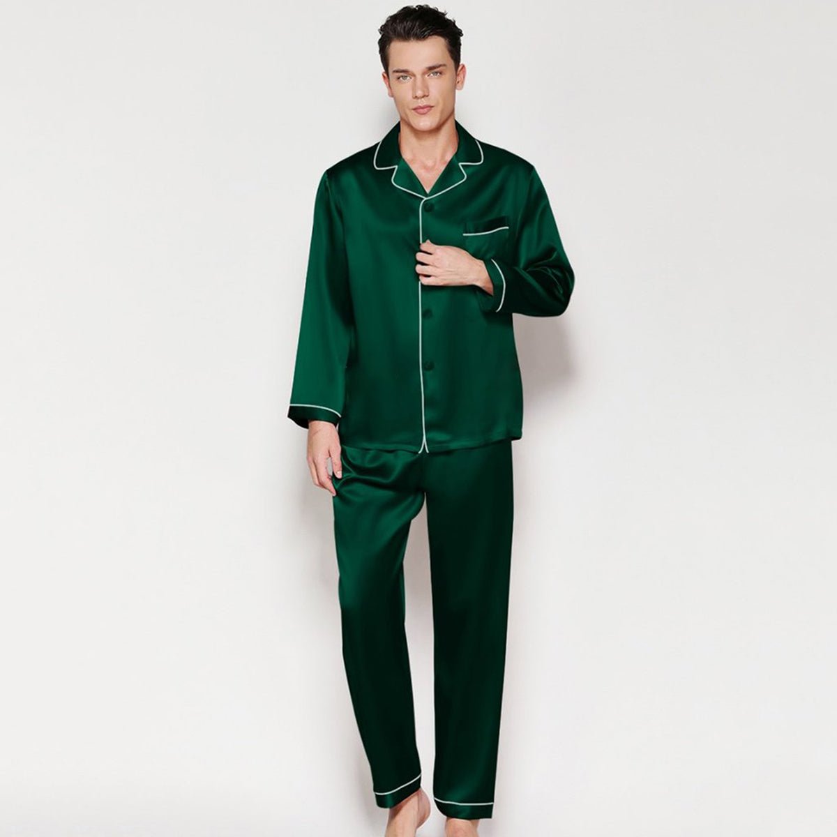 Best Silk Pajamas Mens Real 100 Pure Silk Sleepwear