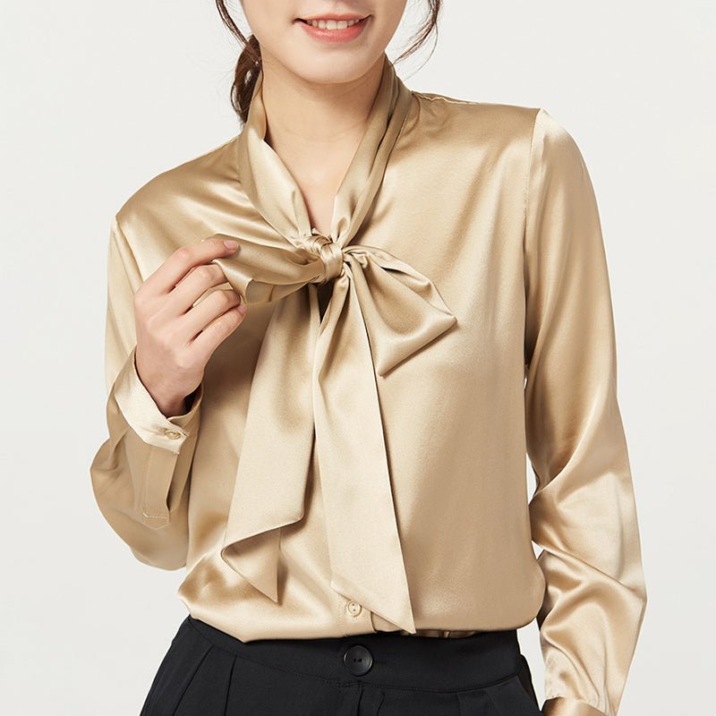 Silk Bow Shirt - Women - Ready-to-Wear