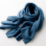 Long 100% Cashmere Scarf for Women and Men Gift, Luxury Pure Cashmere Winter Scarf - slipintosoft