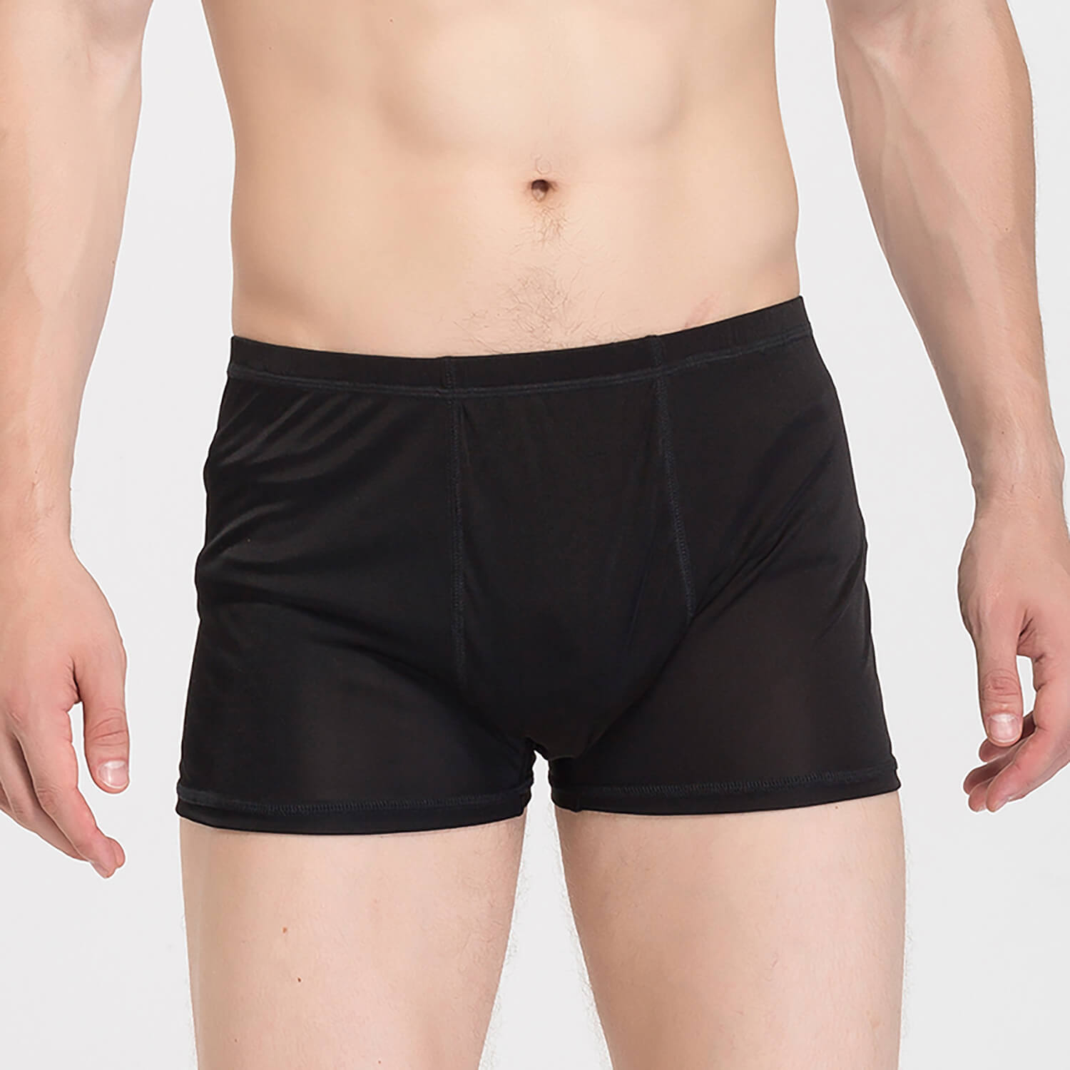 Men's Mulberry Silk Knitted underwear Briefs Comfy Silk Boxer - slipintosoft