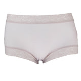 Mulberry silk underwear women's silk double-sided knitted mid-waist lace boxer briefs - slipintosoft