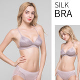 Sexy Lace Silk Triangle Bra - slipintosoft