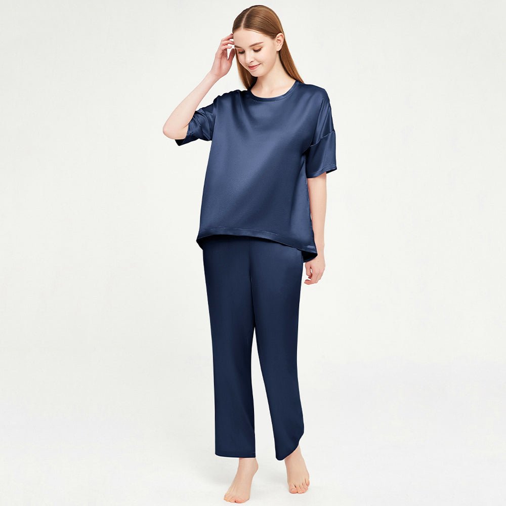 Short Silk Pajamas For Women Mulberry Silk Pyjamas Shorts Set Quality