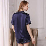 Best Affordable Womens Silk Pajamas Short Set Mulberry Ladies Real Pure Silk Pajamas -  slipintosoft