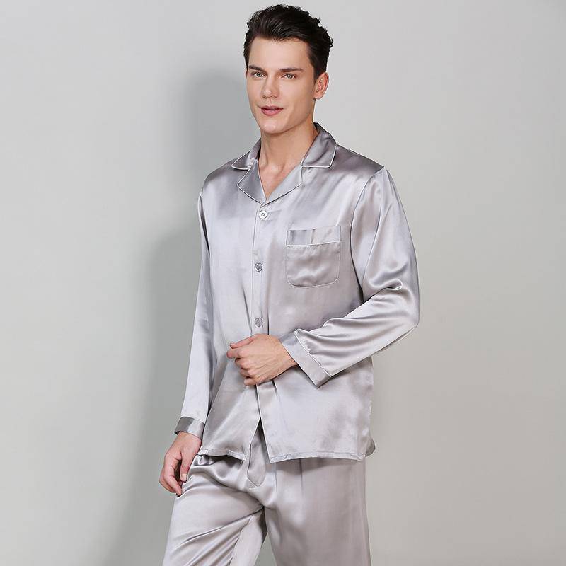 Best Mens Silk Pajamas Quality Long Luxury Real Mulberry Silk Pyjamas Pure  Silk Sleepwear