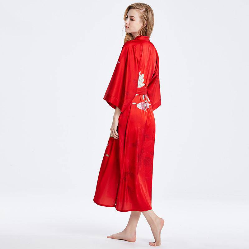 100 Silk Kimono Robe Monogrammed Sleepwear